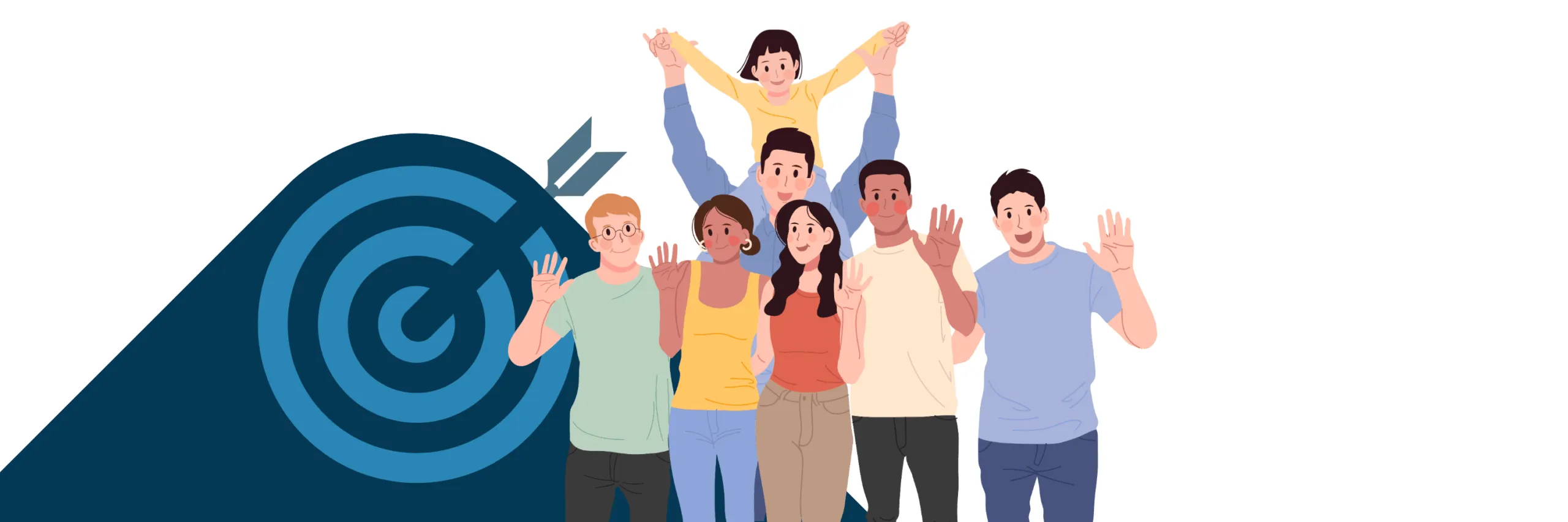 Illustration die die optimale Zielgruppe abbildet