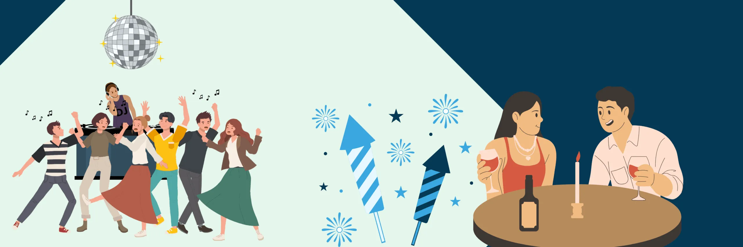 Planung eines Silvester-Events