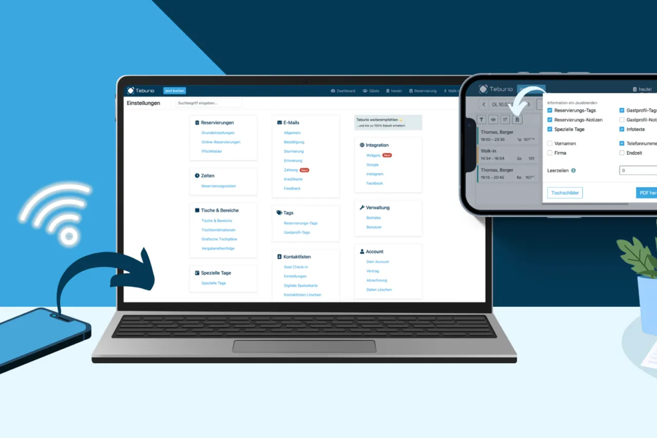 Teburio Offline-Guide: So managst du deine Tische auch bei Internetausfall sicher und ohne Stress