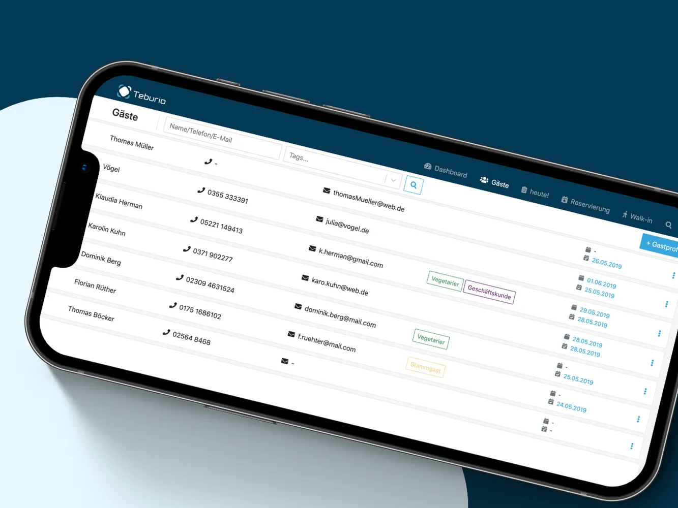 Verbesserter Service durch digitale Gästedatenbank