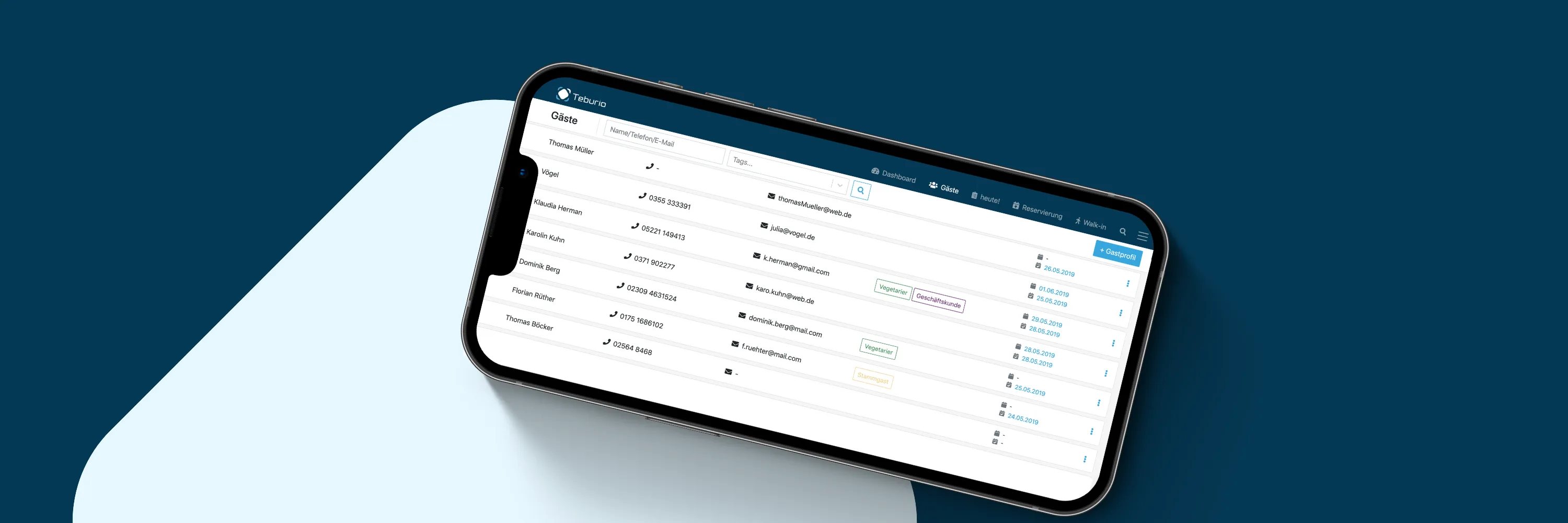 Verbesserter Service durch digitale Gästedatenbank
