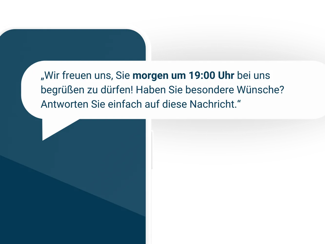 Personalisierte Nachrichten an Gäste