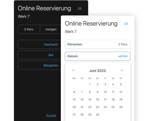 Online-Reservierung